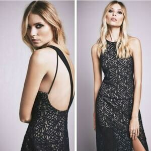 NWT Free People Lace Column Formal Size 4 Dress